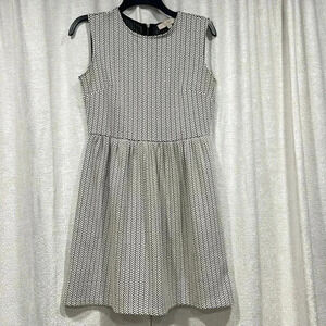 Loft Black/White Soft Cotton Dress